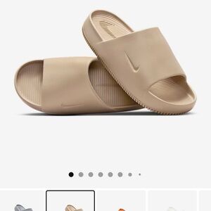 Nike victory one print slidess size 10 for men color white red